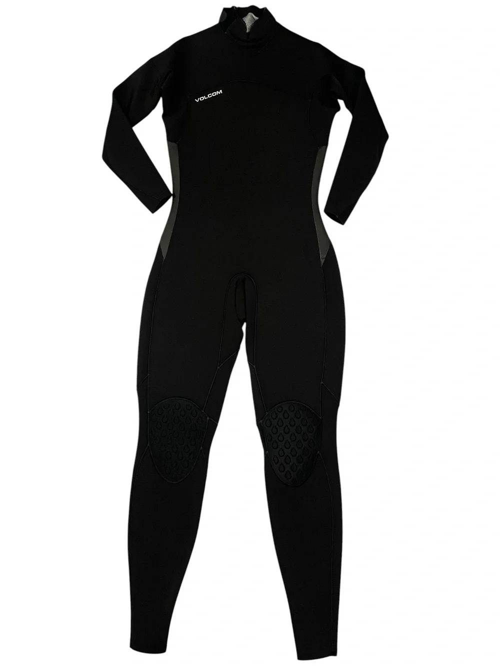 Volcom Men's 4/3MM Modulator Chest Zip Full Wetsuit Black Long Sleeve Size Large
